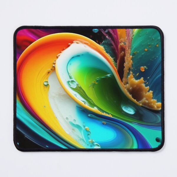 Item preview, Drip into Emotion: A Colorful Abstract Exploration Colorful abstract fluid patterns 16 designed and sold by vishalraifx.