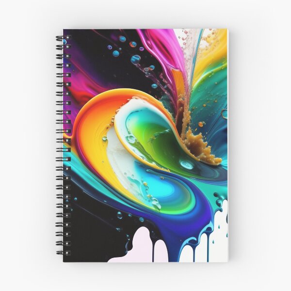 Item preview, Drip into Emotion: A Colorful Abstract Exploration Colorful abstract fluid patterns 16 designed and sold by vishalraifx.