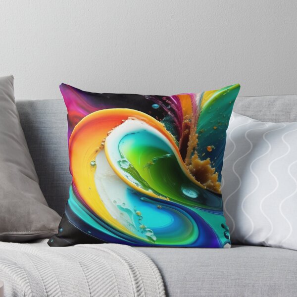Item preview, Drip into Emotion: A Colorful Abstract Exploration Colorful abstract fluid patterns 16 designed and sold by vishalraifx.