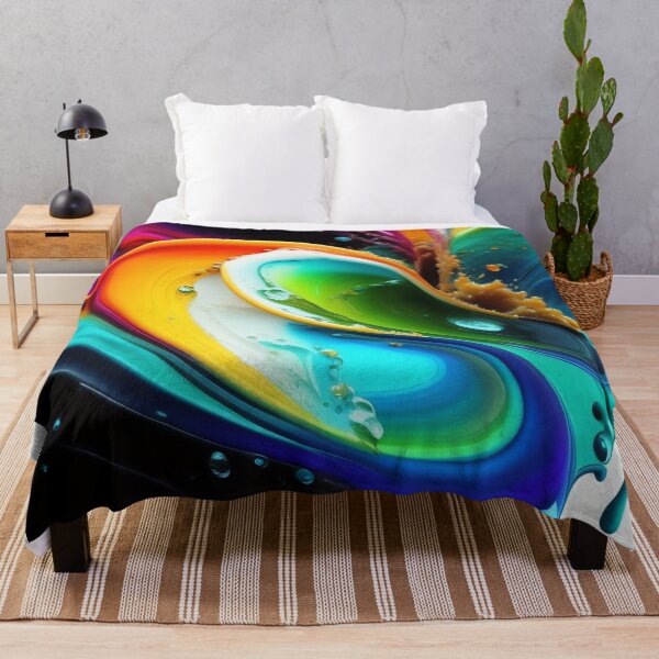 Item preview, Drip into Emotion: A Colorful Abstract Exploration Colorful abstract fluid patterns 16 designed and sold by vishalraifx.