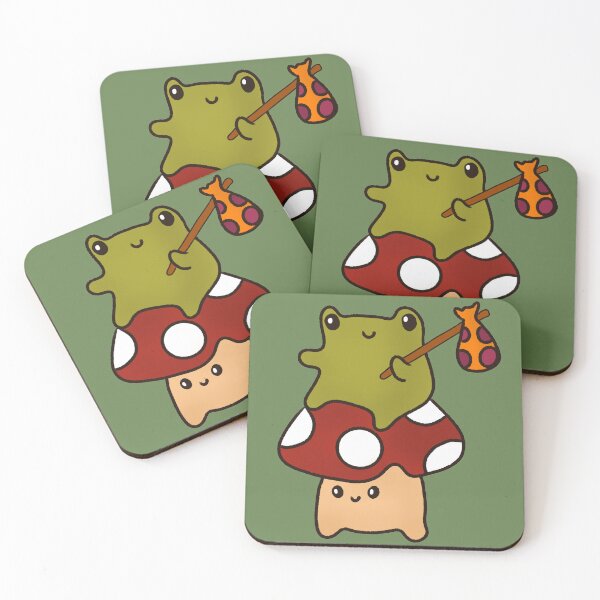 Item preview, Frog & Mushroom designed and sold by mareeka.