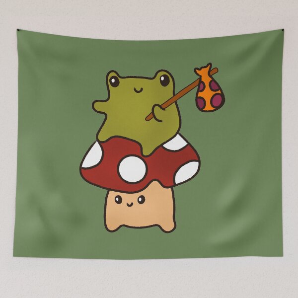 Item preview, Frog & Mushroom designed and sold by mareeka.