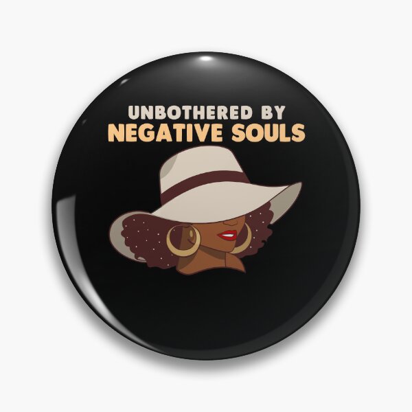 Item preview,  Unbothered By Negative Souls African American Culture Month Gift designed and sold by TMelonShop.