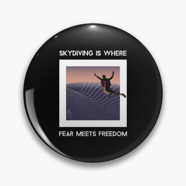 Item preview, Skydiving Is Where Fear Meets Freedom designed and sold by Fentier.