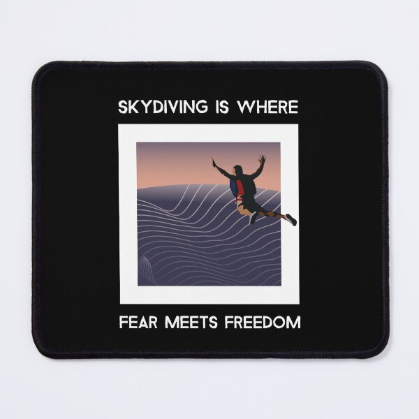 Item preview, Skydiving Is Where Fear Meets Freedom designed and sold by Fentier.