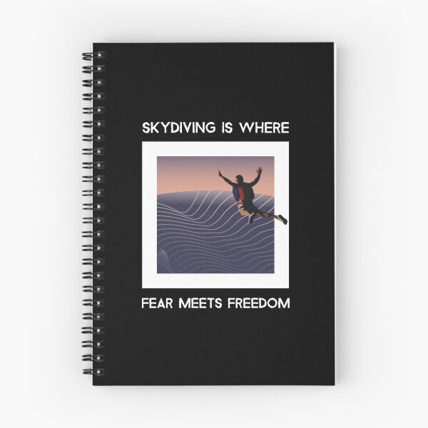 Item preview, Skydiving Is Where Fear Meets Freedom designed and sold by Fentier.