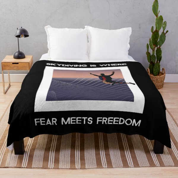 Item preview, Skydiving Is Where Fear Meets Freedom designed and sold by Fentier.