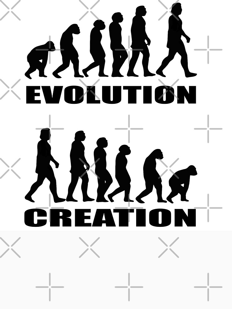 Artwork view, Evolution - Creation designed and sold by oldtee