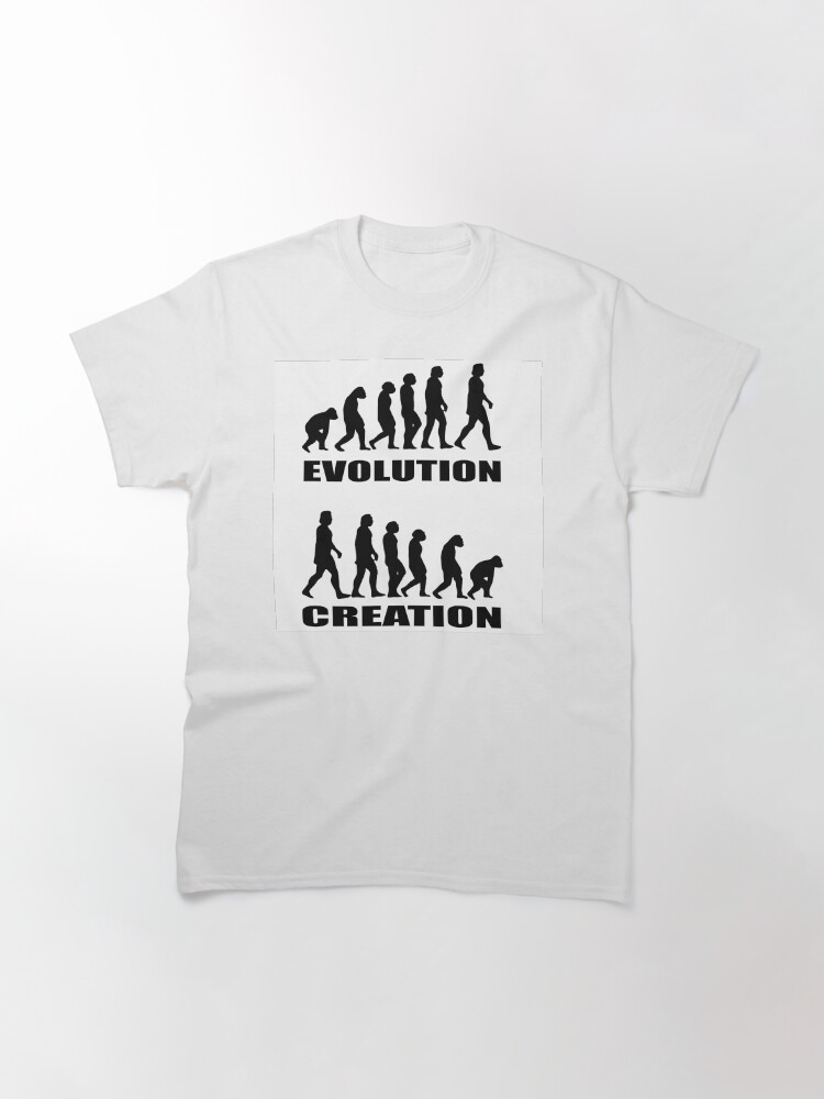 Thumbnail 3 of 7, Classic T-Shirt, Evolution - Creation designed and sold by oldtee.