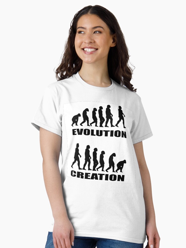 Thumbnail 2 of 7, Classic T-Shirt, Evolution - Creation designed and sold by oldtee.