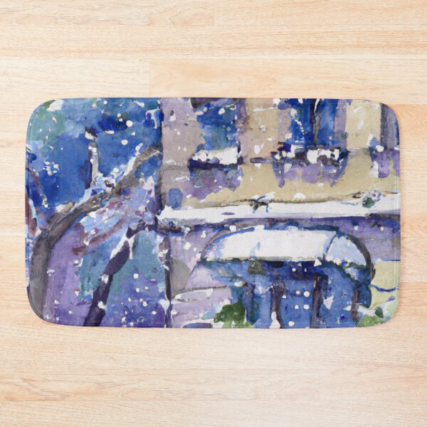 Item preview, Snowy Day Enid | Watercolor Painting designed and sold by Color-Me-Blue.