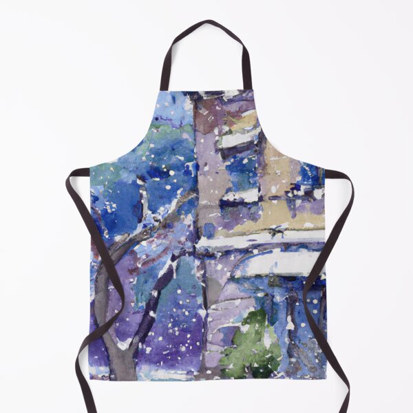 Item preview, Snowy Day Enid | Watercolor Painting designed and sold by Color-Me-Blue.
