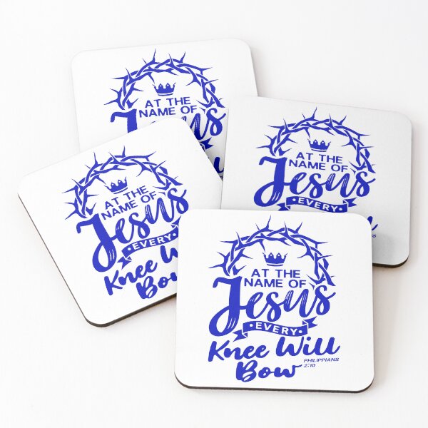 Item preview, At The Name Of Jesus EVERY KNEE WILL BOW - Philippians 2:10 designed and sold by plushism.
