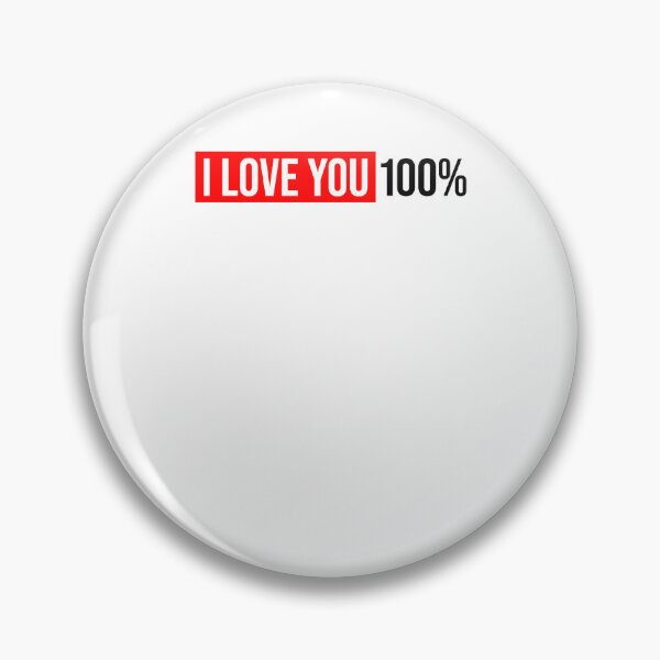 Item preview, I Love you 100 % designed and sold by Fitbys.