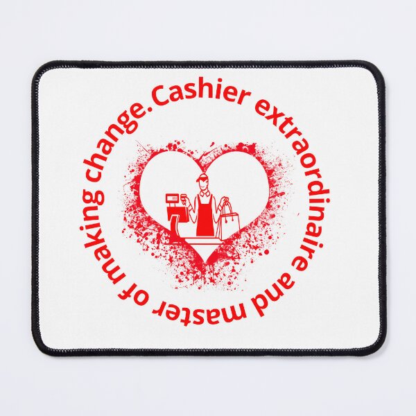 Item preview, Cashier Valentines Day Gift Idea With Funny Description designed and sold by Goldbergg.