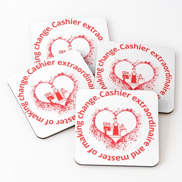 Item preview, Cashier Valentines Day Gift Idea With Funny Description designed and sold by Goldbergg.