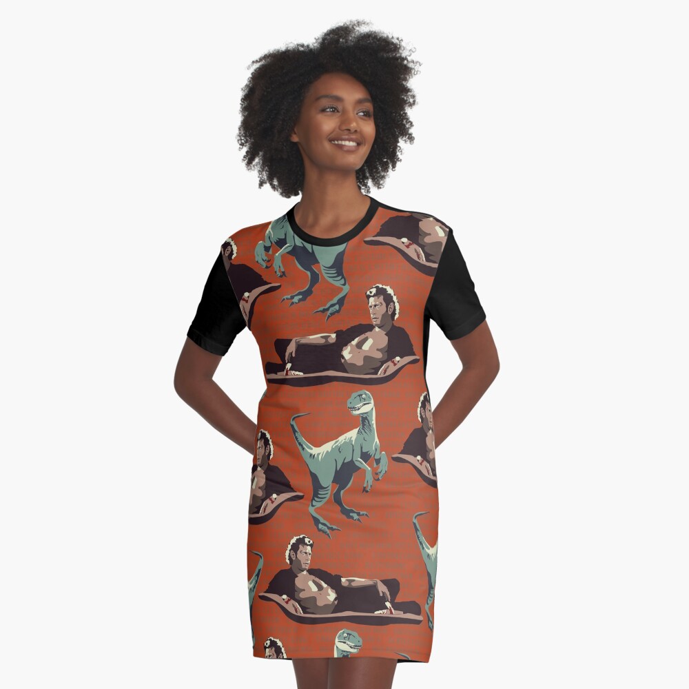 Jurassic Geniuses Graphic T-Shirt Dress