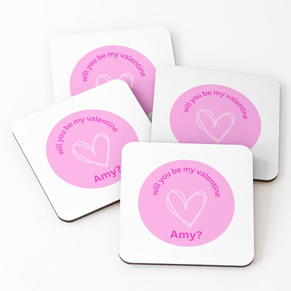 Item preview, Will you be my valentine Amy? designed and sold by Peachy-Draws.