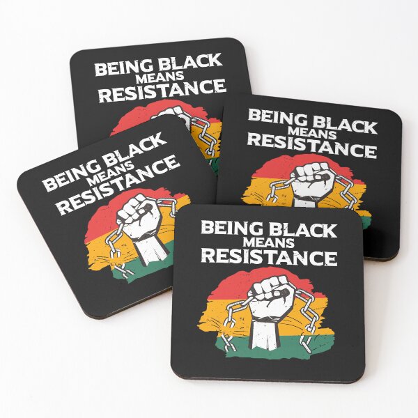Item preview, Being Black Means Resistance Black Month History Gift designed and sold by TMelonShop.