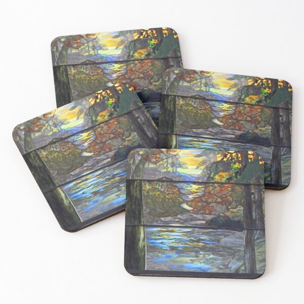 Item preview, Autumn Sunset Louis Comfort Tiffany 1905 designed and sold by Wabojeg.