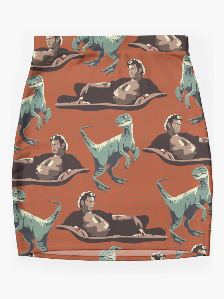 Thumbnail 3 of 4, Mini Skirt, Jurassic Geniuses designed and sold by RebekahLynne.