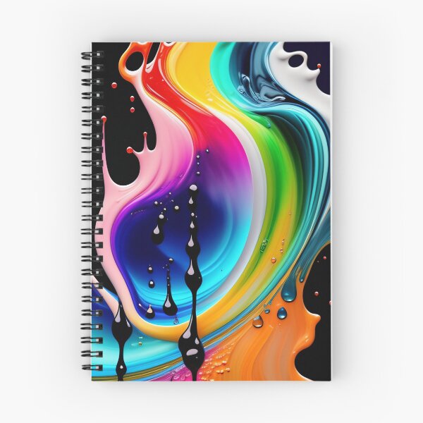 Item preview, Drip into Emotion: A Colorful Abstract Exploration Colorful abstract fluid patterns 17 designed and sold by vishalraifx.