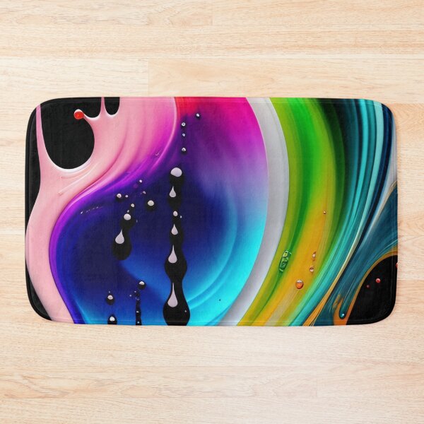 Item preview, Drip into Emotion: A Colorful Abstract Exploration Colorful abstract fluid patterns 17 designed and sold by vishalraifx.