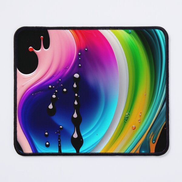 Item preview, Drip into Emotion: A Colorful Abstract Exploration Colorful abstract fluid patterns 17 designed and sold by vishalraifx.