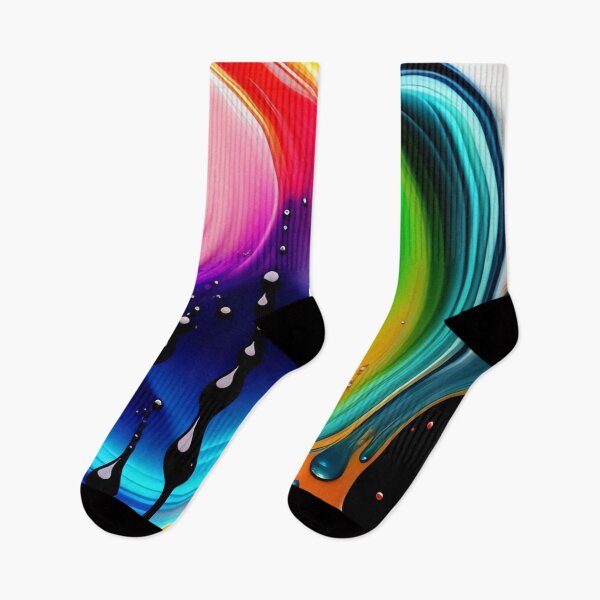 Item preview, Drip into Emotion: A Colorful Abstract Exploration Colorful abstract fluid patterns 17 designed and sold by vishalraifx.