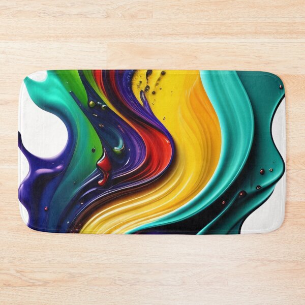Item preview, Drip into Emotion: A Colorful Abstract Exploration Colorful abstract fluid patterns 18 designed and sold by vishalraifx.