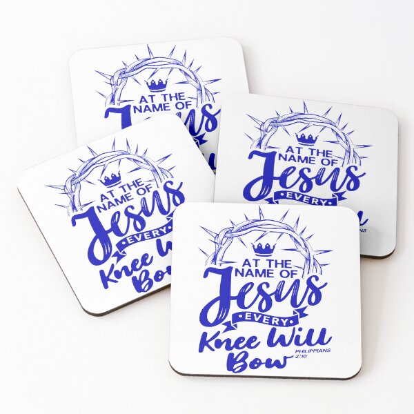 Item preview, At The Name Of Jesus EVERY KNEE WILL BOW - Philippians 2:10 designed and sold by plushism.