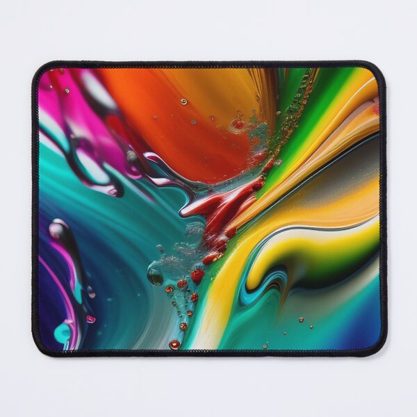 Item preview, Drip into Emotion: A Colorful Abstract Exploration Colorful abstract fluid patterns 19 designed and sold by vishalraifx.