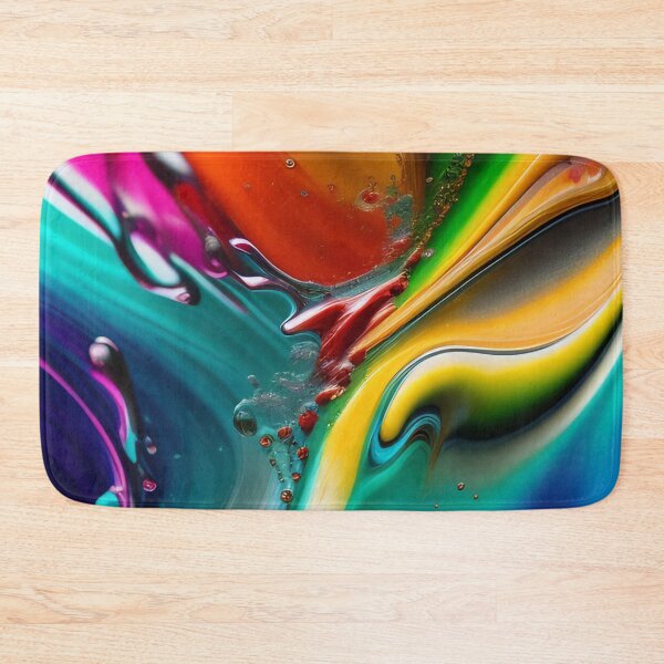 Item preview, Drip into Emotion: A Colorful Abstract Exploration Colorful abstract fluid patterns 19 designed and sold by vishalraifx.