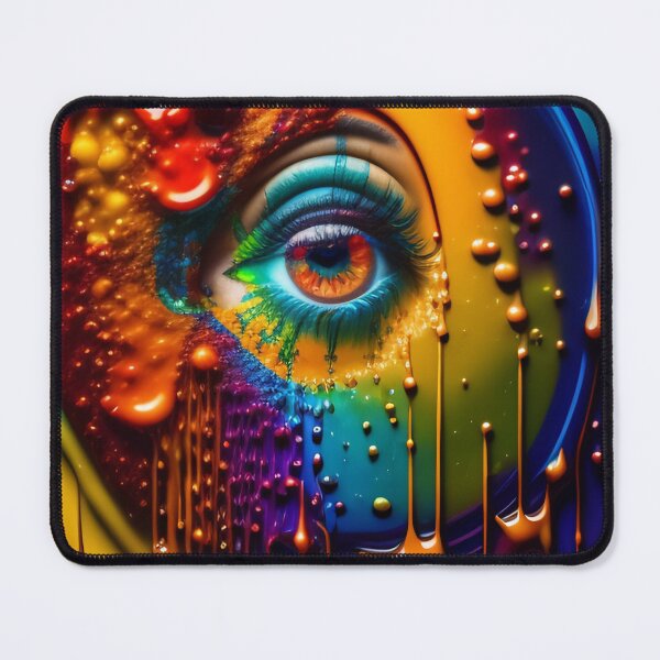 Item preview, Drip into Emotion: A Colorful Abstract Exploration Colorful abstract fluid patterns 20 designed and sold by vishalraifx.