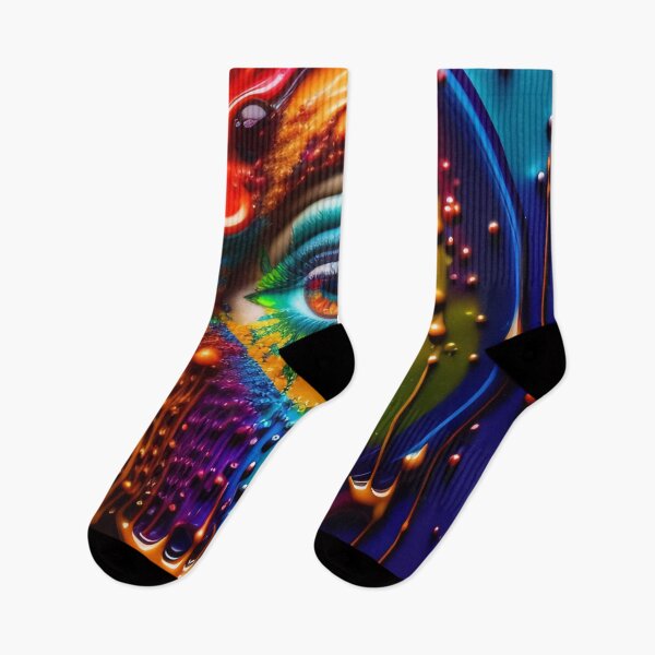 Item preview, Drip into Emotion: A Colorful Abstract Exploration Colorful abstract fluid patterns 20 designed and sold by vishalraifx.