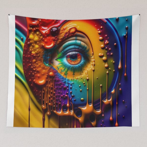 Item preview, Drip into Emotion: A Colorful Abstract Exploration Colorful abstract fluid patterns 20 designed and sold by vishalraifx.