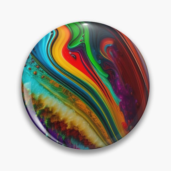 Item preview, Drip into Emotion: A Colorful Abstract Exploration Colorful abstract fluid patterns 21 designed and sold by vishalraifx.
