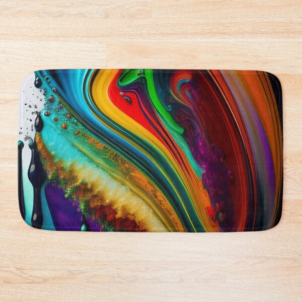 Item preview, Drip into Emotion: A Colorful Abstract Exploration Colorful abstract fluid patterns 21 designed and sold by vishalraifx.