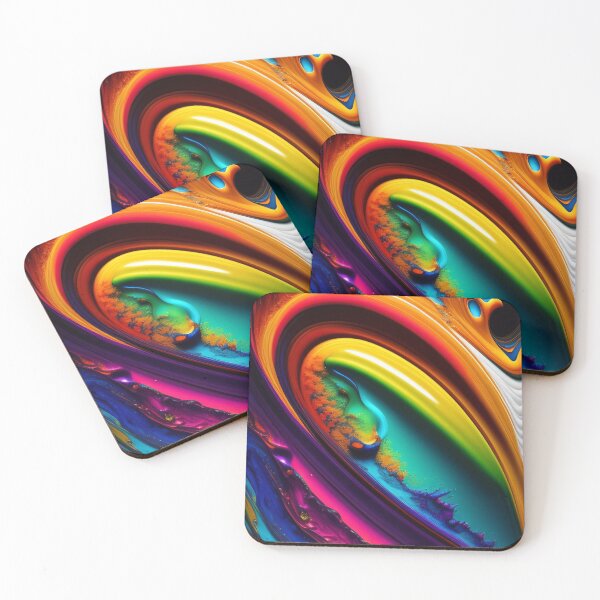 Item preview, Drip into Emotion: A Colorful Abstract Exploration Colorful abstract fluid patterns 22 designed and sold by vishalraifx.
