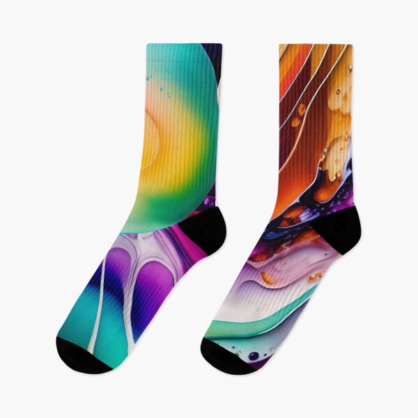 Item preview, Drip into Emotion: A Colorful Abstract Exploration Colorful abstract fluid patterns 25 designed and sold by vishalraifx.