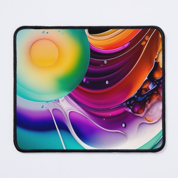 Item preview, Drip into Emotion: A Colorful Abstract Exploration Colorful abstract fluid patterns 25 designed and sold by vishalraifx.