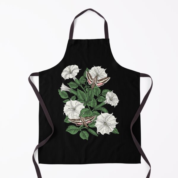 Item preview, Moonflowers and sphinx moths designed and sold by Katerina Mitkova Kirilova.