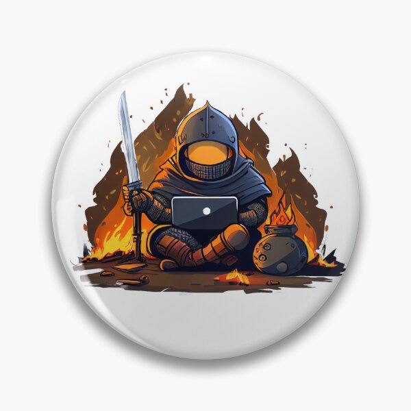 Item preview, dark souls bonfire gaming designed and sold by Remigiusz Wiśniewski.