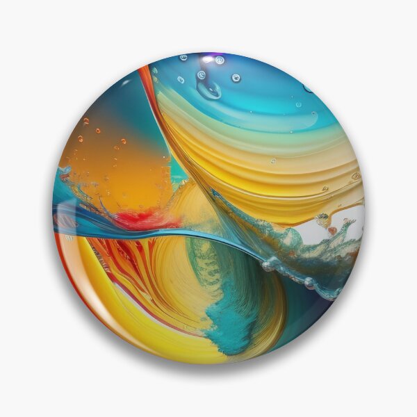 Item preview, Drip into Emotion: A Colorful Abstract Exploration Colorful abstract fluid patterns 26 designed and sold by vishalraifx.