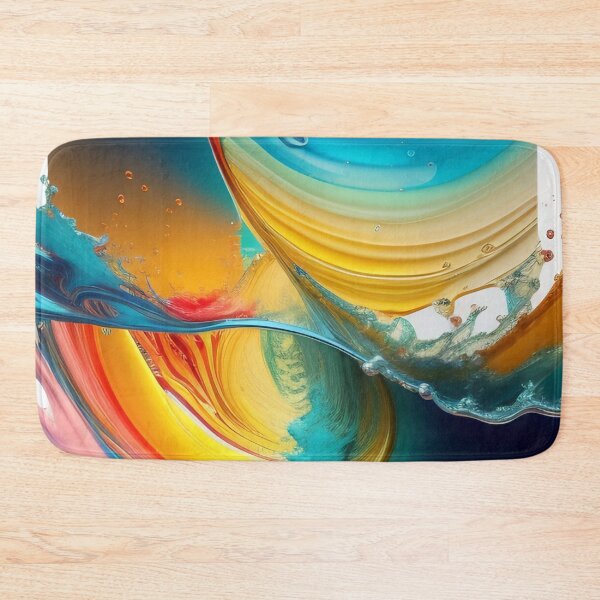 Item preview, Drip into Emotion: A Colorful Abstract Exploration Colorful abstract fluid patterns 26 designed and sold by vishalraifx.
