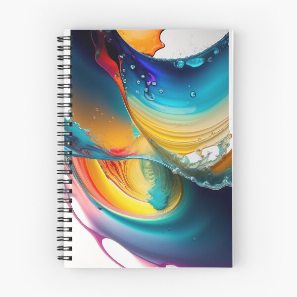 Item preview, Drip into Emotion: A Colorful Abstract Exploration Colorful abstract fluid patterns 26 designed and sold by vishalraifx.
