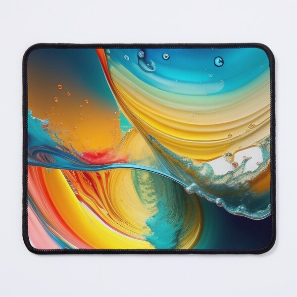 Item preview, Drip into Emotion: A Colorful Abstract Exploration Colorful abstract fluid patterns 26 designed and sold by vishalraifx.
