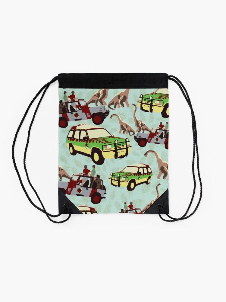 Alternate view of Jurassic Ride Drawstring Bag