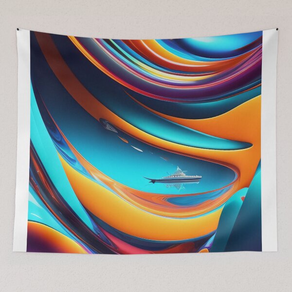 Item preview, Drip into Emotion: A Colorful Abstract Exploration Colorful abstract fluid patterns 27 designed and sold by vishalraifx.