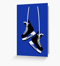 Hockey skates Greeting Card